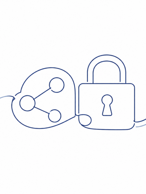 Privacyrecht: slot en netwerk voor gegevensbescherming.